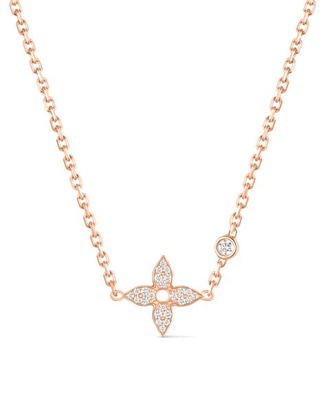 Exemple de sautoir de la collection Idylle Blossom de Louis Vuitton.