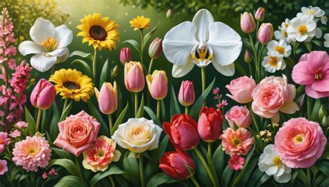 Infographie présentant la diversité des fleurs et des couleurs dans la collection Nature Printanière de Pandora