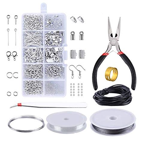 Kit de base pour la création de bijoux : pinces, anneaux, tiges