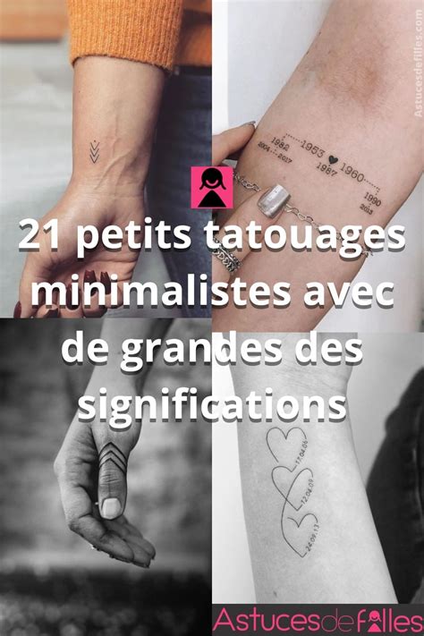 Exemples de tatouages minimalistes en encre blanche et de tatouages de lettres ou initiales.