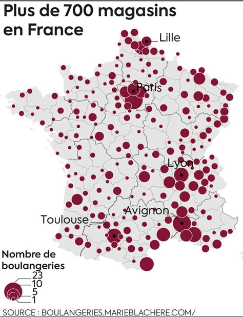 Carte de France avec des points indiquant la distribution des bijouteries Elsa Lee Paris.