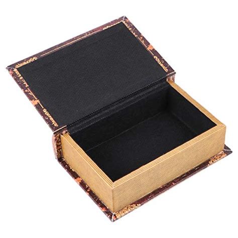 Livre ouvert révélant un compartiment secret pour bijoux