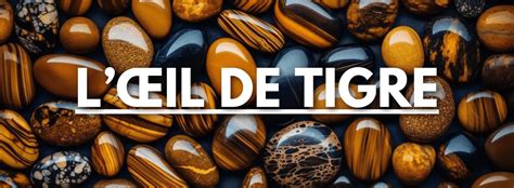 Infographie montrant les différents bienfaits de l'Œil de Tigre sur le mental et les émotions