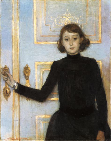 Portrait de Marguerite Van Mons par Théo van Rysselberghe