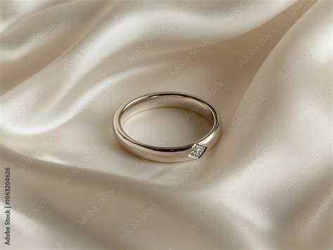 Gros plan sur une bague sertie d'un diamant scintillant