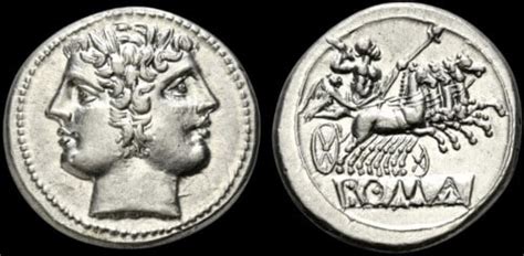 Quadrigat d'argent romain