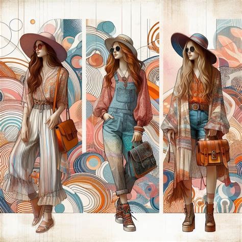 Collage de différentes tenues stylées avec le collier fantôme