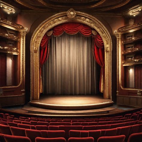 Scène de théâtre représentant une négociation d'affaires