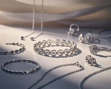 Collage de bijoux variés en argent 925 : colliers, bracelets, bagues, boucles d'oreilles, montrant leur polyvalence et leur adaptation à différents styles et pierres.