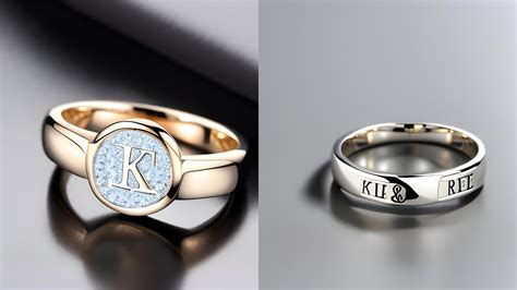 Exemples de bijoux gravés : une bague avec des initiales, un bracelet avec une date importante, un pendentif avec un symbole infini.