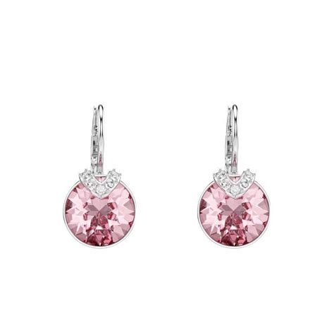 Collage de bijoux Swarovski en or rose avec des cristaux roses et blancs