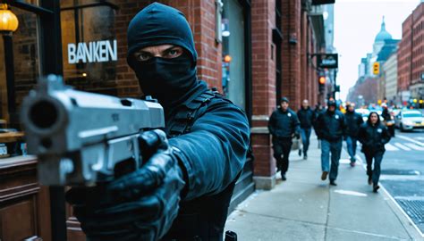 Schéma illustrant le déroulement du braquage avec les points d'entrée et de fuite