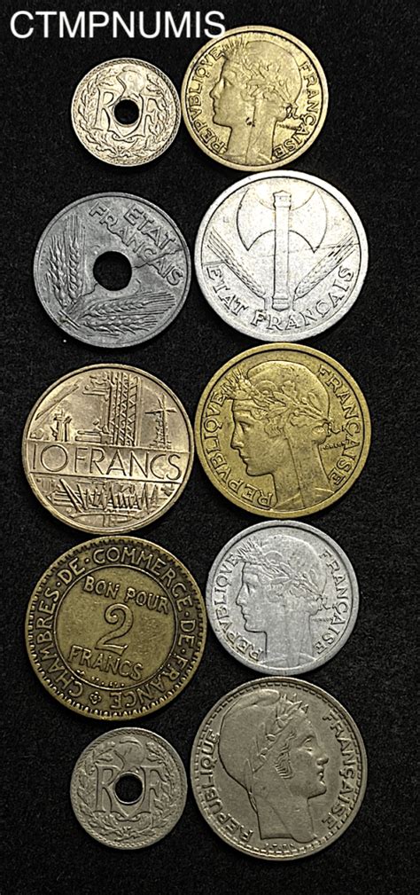 Collection de pièces de monnaie anciennes et modernes