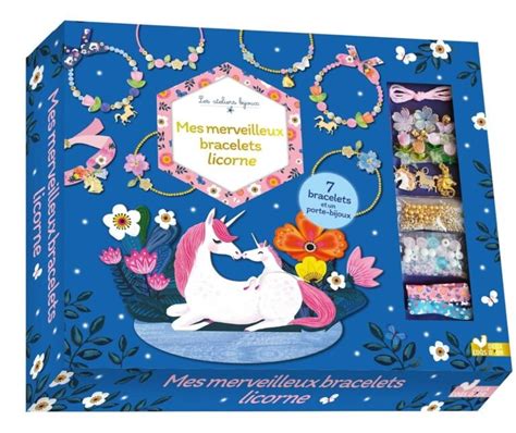 Collection variée de bracelets licorne pour enfants et adultes