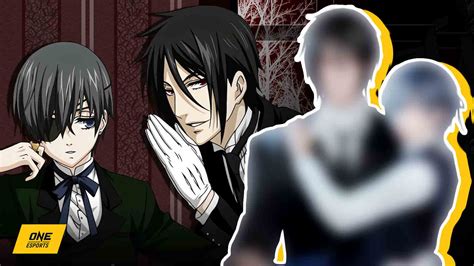 Image de Sebastian Michaelis habillant Ciel, illustrant leur relation maître-démon.