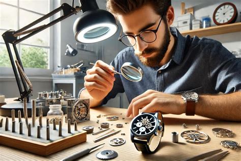 Infographie présentant les différentes étapes de la fabrication d'une montre