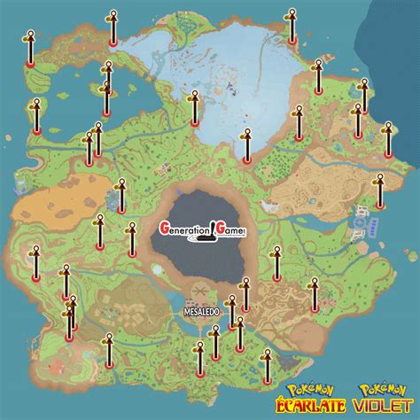 Carte de Johto montrant les emplacements potentiels des chiens légendaires