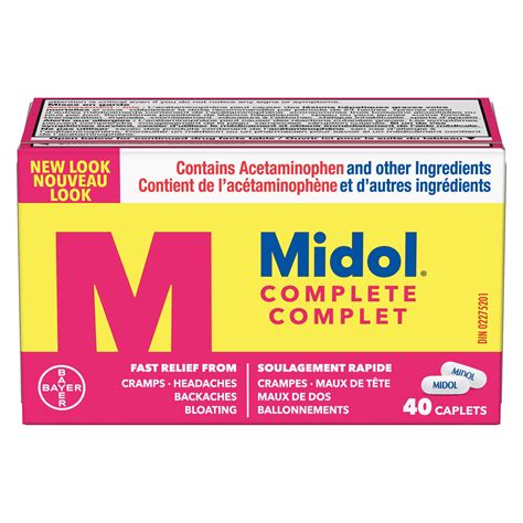 Publicité pour Midol.
