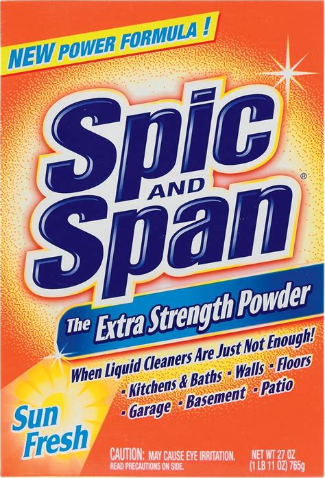 Publicité pour le nettoyant Spic and Span.