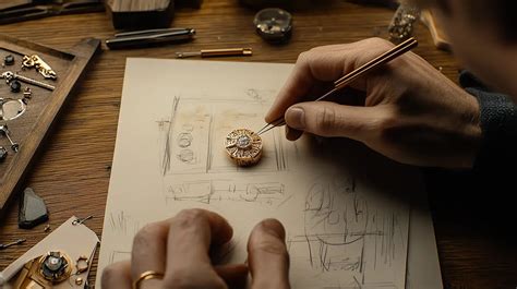 Joaillier travaillant sur une pièce complexe