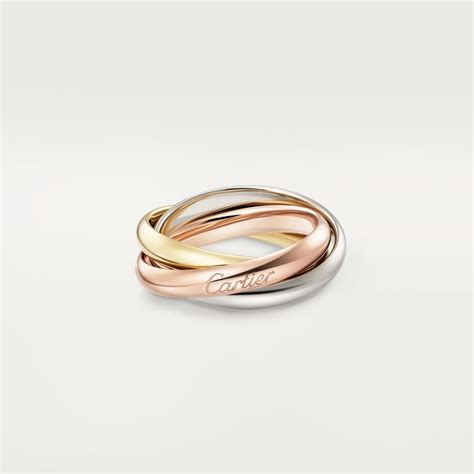 Photographie de la bague Trinity de Cartier