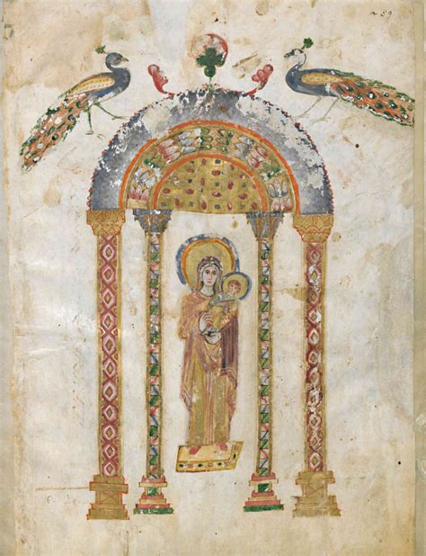 Manuscrit enluminé de l'Évangéliaire de Rabbula, Syrie, VIe siècle