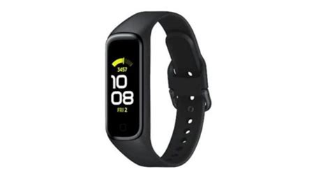 Le bracelet connecté Samsung Galaxy Fit3, affiché sous différents angles et coloris.