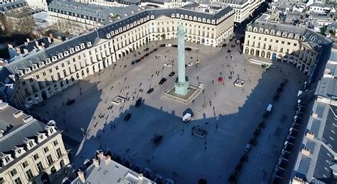 Photographie de la Place Vendôme à Paris au début du XXe siècle