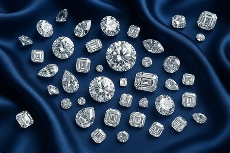 Schéma comparatif des diamants naturels et synthétiques