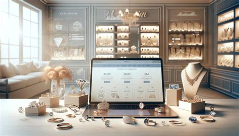 Interface de filtrage des bijoux en ligne