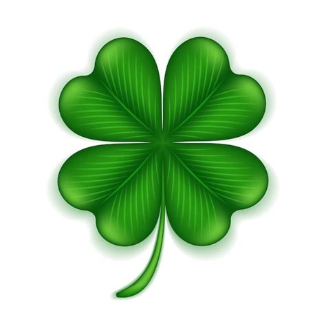 Représentation stylisée d'un trèfle à quatre feuilles avec des motifs celtiques