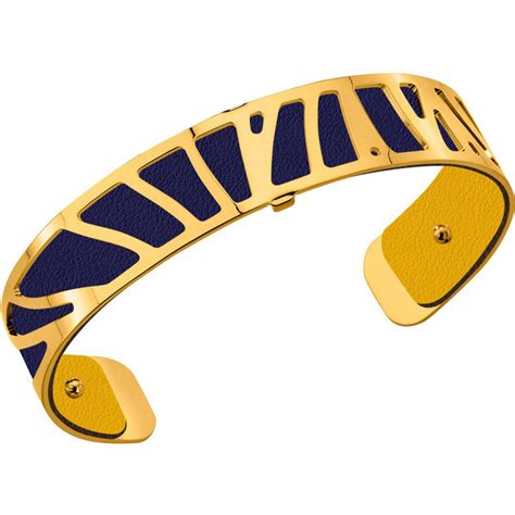 Bracelet Les Georgettes avec cuir réversible de couleur