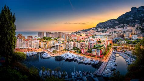 Vue panoramique de la ville de Monaco