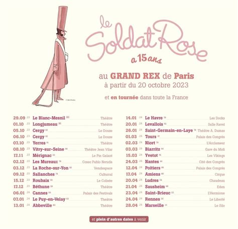 Photographie de groupe des différents interprètes du Soldat Rose, mettant en avant la diversité des talents.