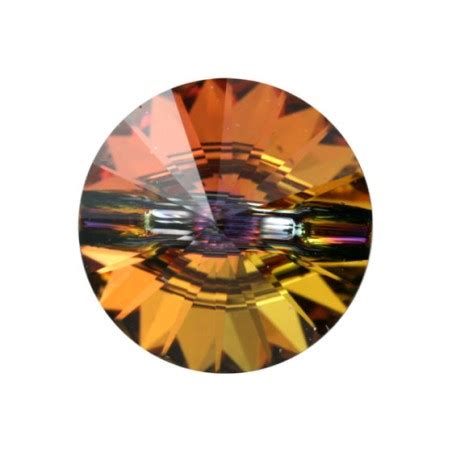 Bouton rond en cristal Swarovski 10mm