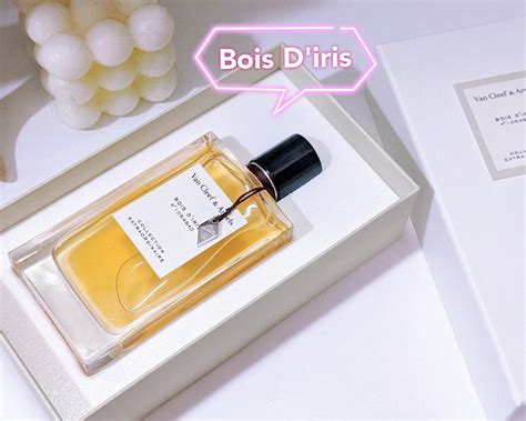 Flacon du parfum Bois d'Iris de Van Cleef & Arpels, inspiré d'un bijou