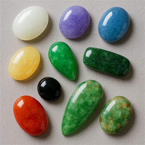 Tableau comparatif des couleurs du jade et de leurs significations