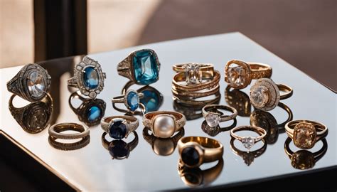 Collection de bagues Swarovski noires et colorées disponibles dans la section outlet.