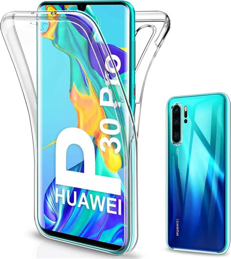Image montrant la flexibilité et la résistance d'une coque en TPU pour Huawei P30 Pro, soulignant sa capacité d'absorption des chocs.