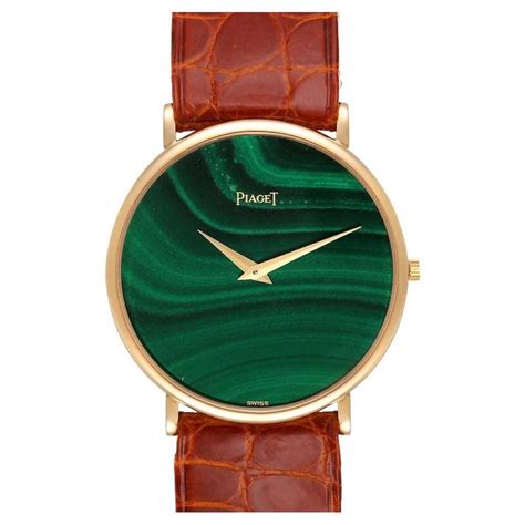 Montre Piaget avec cadran en malachite
