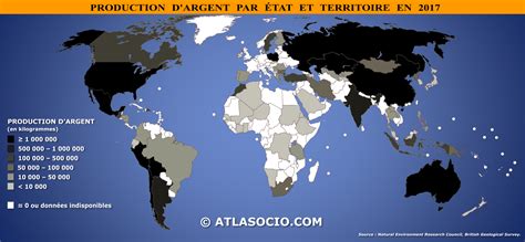 Carte des anciennes mines d'argent importantes dans le monde antique