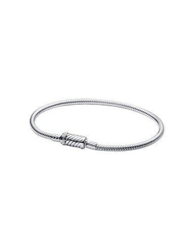 Schéma de la chaîne serpent d'un bracelet Pandora