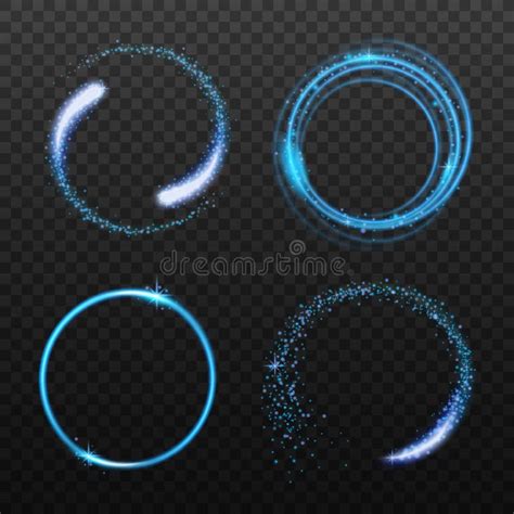 Illustrations de divers effets scintillants appliqués sur des photos de bijoux.