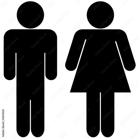 Image stylisée d'un couple (homme et femme)
