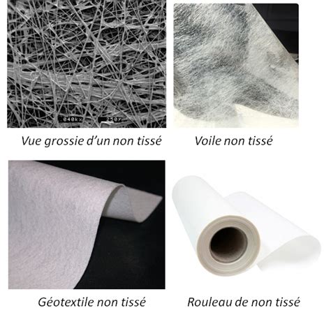 Exemple de géotextile non-tissé