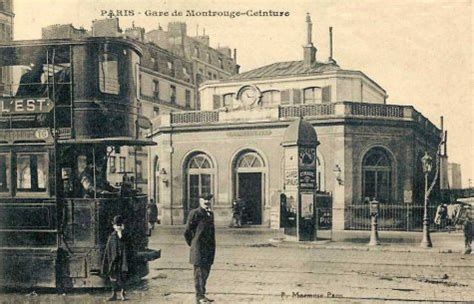 Vue extérieure de l'ancienne gare de Montrouge-Ceinture