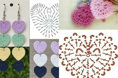 Image de différentes paires de boucles d'oreilles en forme de cœur