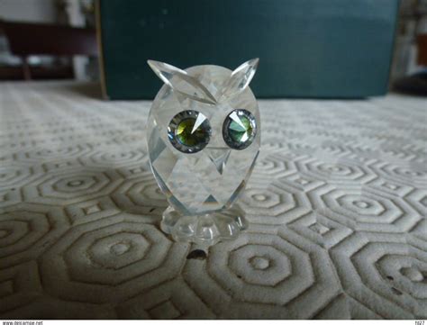 Dessin technique de la chouette en cristal Swarovski avec ses dimensions et le nombre de facettes