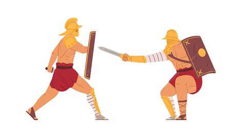 Illustration historique de guerriers romains portant des amulettes en œil de tigre