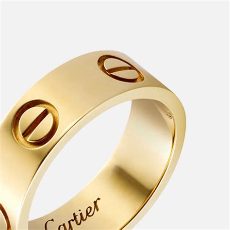 Schéma de l'alliance Cartier Love avec ses vis caractéristiques.